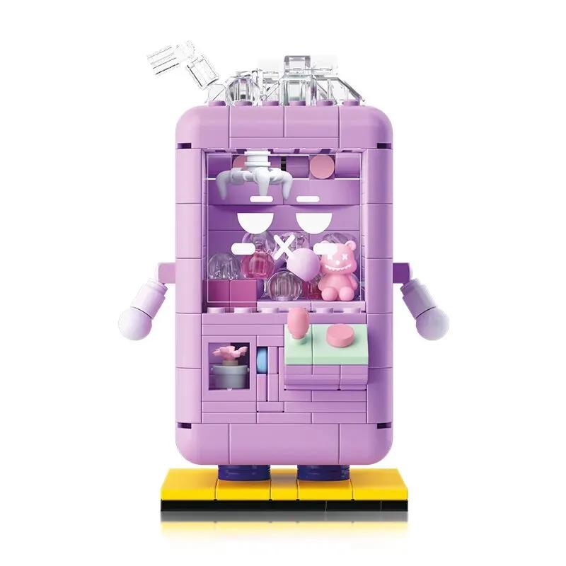 

TOYLINX 342PCS Taro Puree Bingbing Amusement Park Claw Mini Bricks Set with Accessories for Adults Teens Gift with Box
