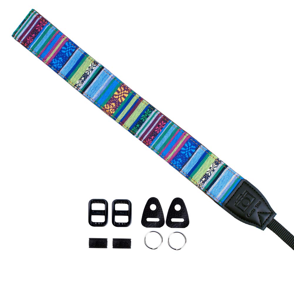 VKO Camera Shoulder Vintage Canvas Neck Adjustable Shoulder Strap for and Digital SLR Cameras Strap, Strap, Nikon, Canon, Sony,