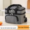 Double-Layer Insulated Lunch Bag - Large Capacity Oxford Cloth for Office, Students, & Outdoor Picnics