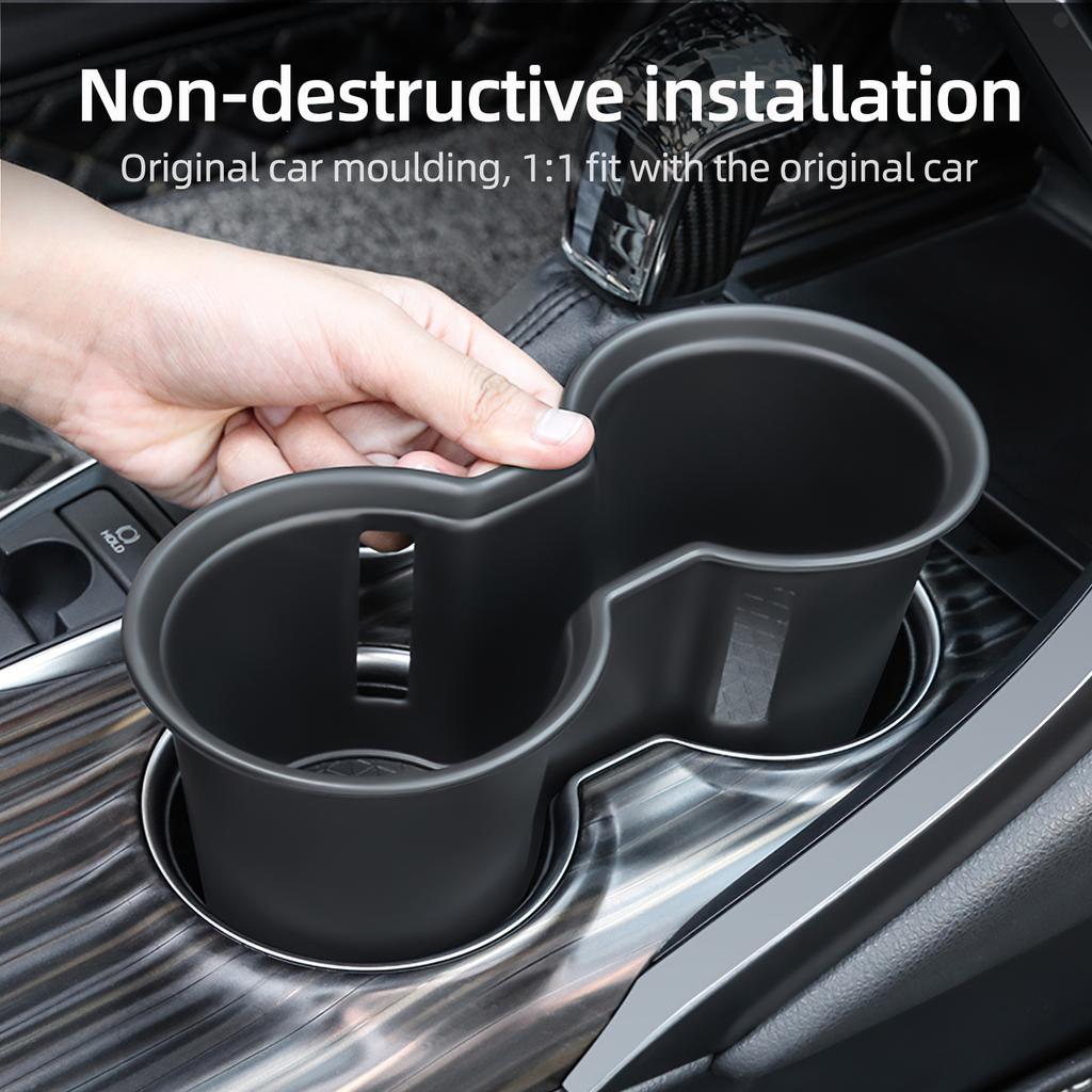 For Toyota Camry 2018-2023 Silicone Front Cup Holder Liner Anti Slip Dustproof Central Console Interior Decor Car Accessories