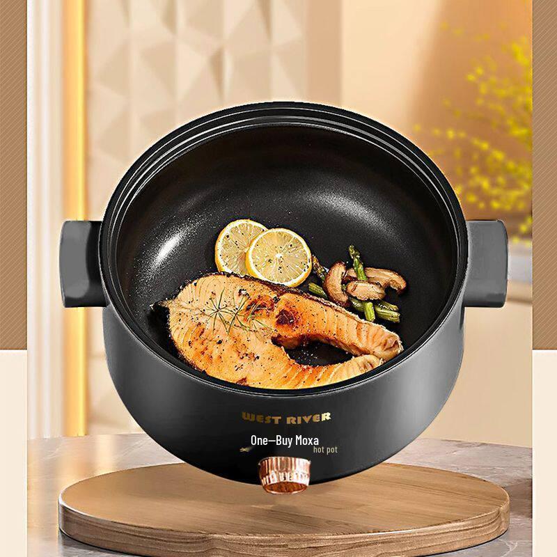 Niemiecki wielofunkcyjny wok elektryczny: Automatyczny multicooker do gotowania na parze, smażenia i hot pot