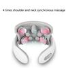 Electric Pulse Neck Massager USB 4 Vibration Modes 15 Pulse Strength Hot Compress Neck Massager Device