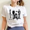 Nana Ren Anime Silhouette TShirt Black Stones Guitarist Couple Graphic Ideal for Shoujo Anime Fans Music Lovers