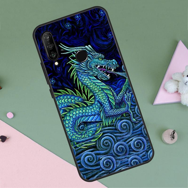 

Legendary Dragon For Huawei Nova 9 10 SE Y91 Y61 Y90 Y70 Y60 Y72 12s 12i 11i 7i 8i P60 Pro P30 P40 Lite Case Nova 11 Pro