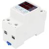 Fafeicy Intelligent Single Phase Adjustable Over Voltage Under Voltage Current Protector, Current Protective Device Overvoltage Protection 230VAC 50