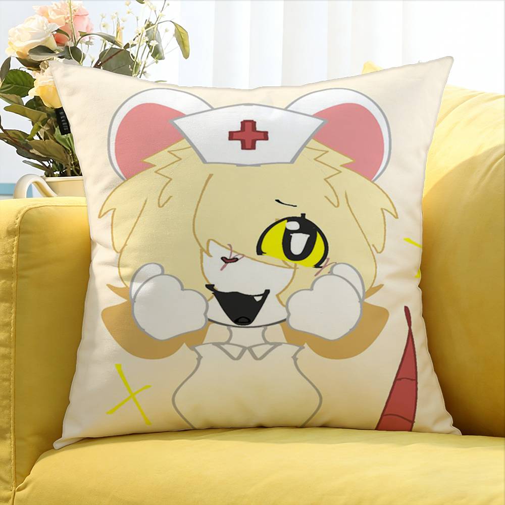 Terrible Mouse Lorna World Various Sizes Square Pillow Case For Car Home Bedchamber Decor