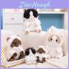 Long Haired Cat Plush Toy Keychain With Soft Polyester Fur For Animal Collectors