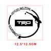 Car Badge Vinyl Reflective Fuel Tank Cap Stickers Decal Accessories for Toyota TRD E150 E120 Land Cruiser 200 Chr Corolla Yaris Rav4