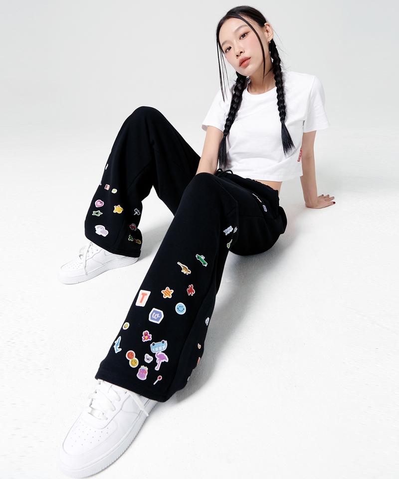 ARTISTWEAR [Atw] Cool Kids Wide Elastic Pants