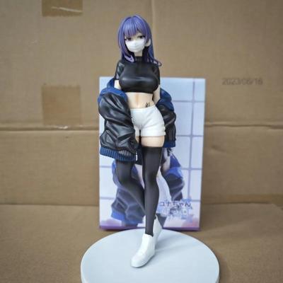 Masked Girl Yuna Illustration Manga Anime Action Figure Kawaii Anime Girl Collection Doll PVC Desktop Gift Boy Boy