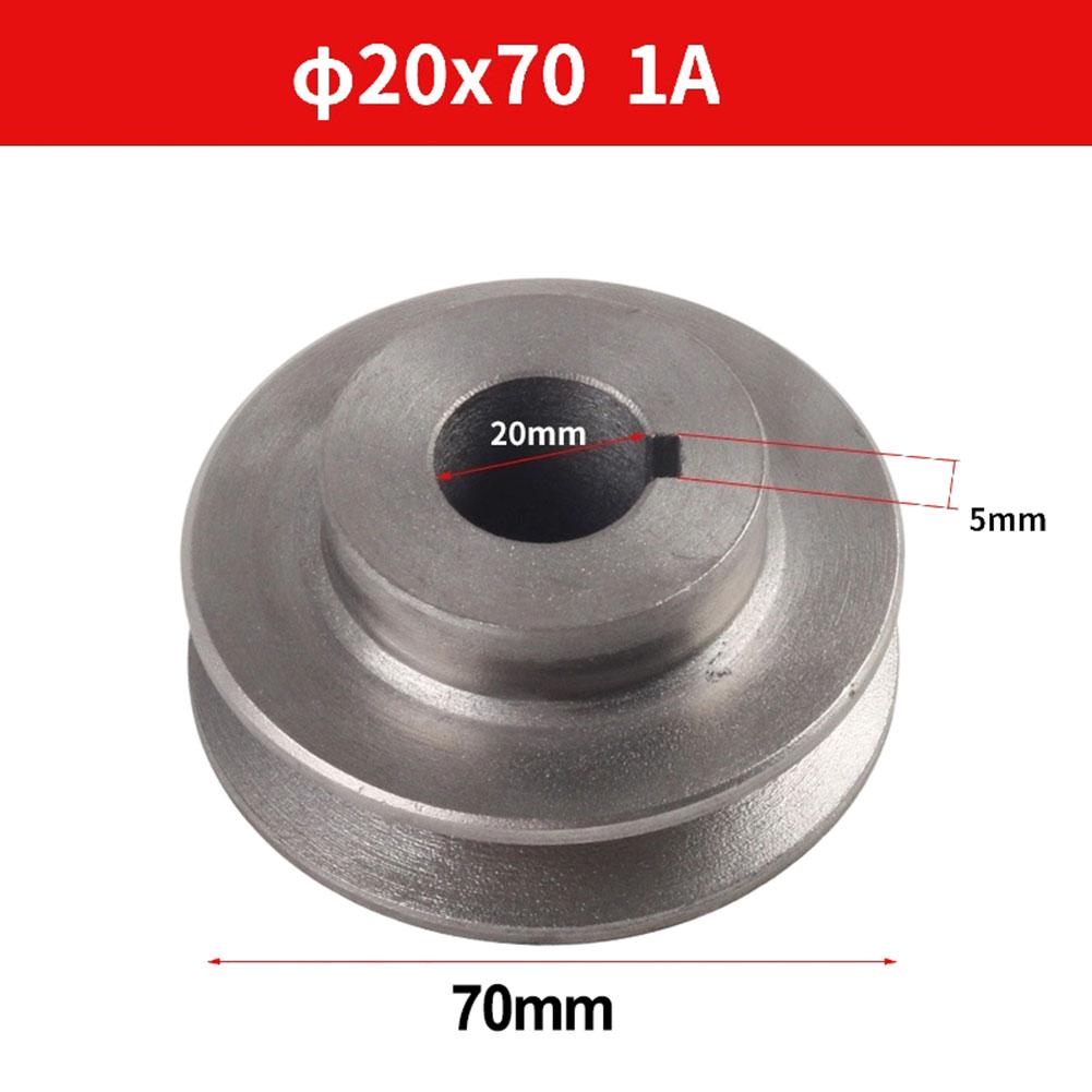 1 szt. Koło pasowe klinowe typu A Pojedynczy rowek Koło silnika Koło wału głównego Koło napędowe Żeliwo Średnica Akcesorium do narzędzi elektrycznych