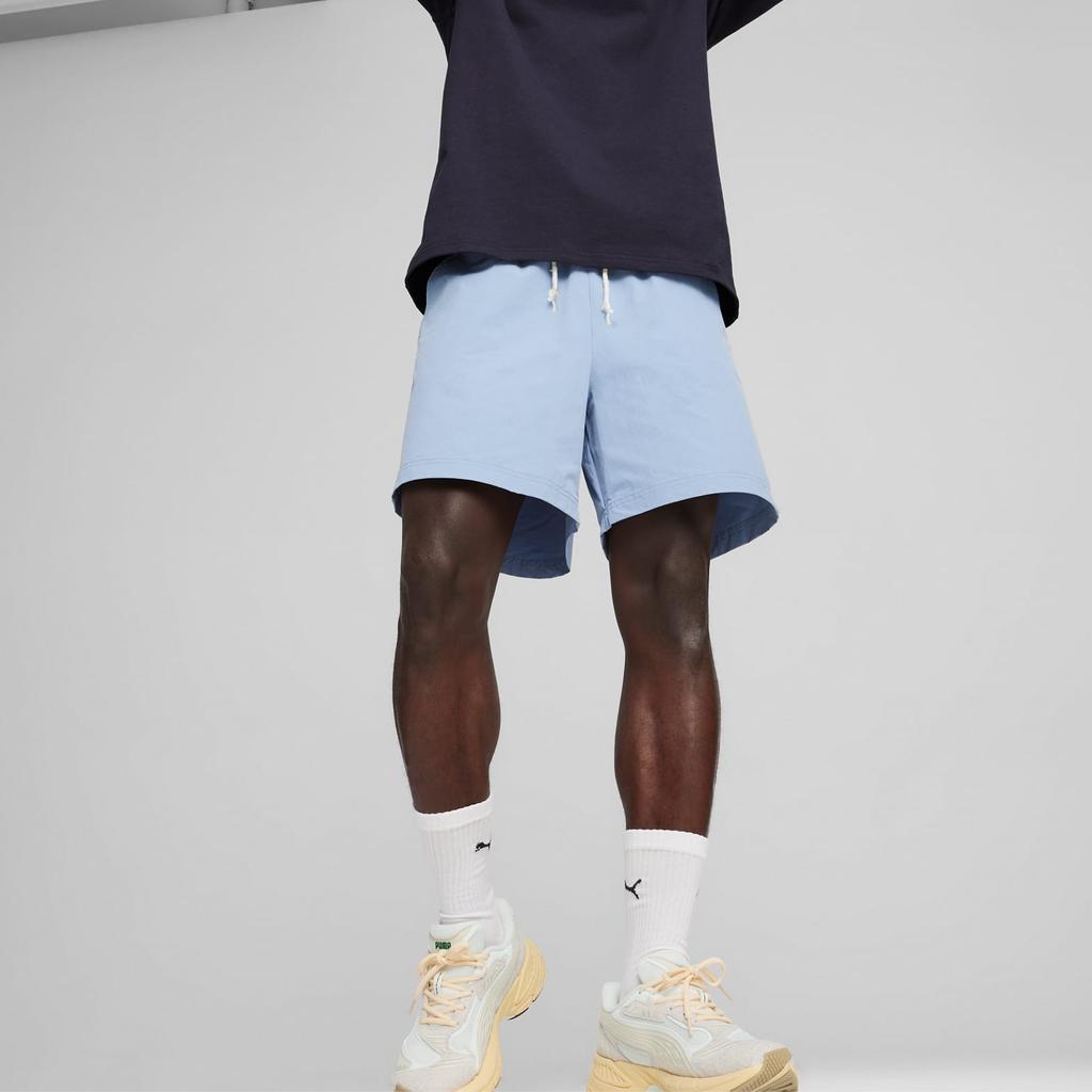 Puma Mmq Logo Lace Loose Comfortable Casual Shorts Men shorts Zen-Blue 624008-20
