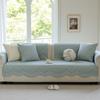 Creamy Style Cotton Sofa Covers Irregular Sofa Mat Four Seasons Universal Couch Cushion Non-slip Slipcover for Living Room