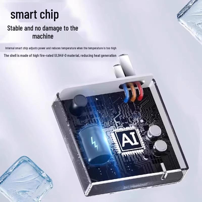 65W Gallium Nitride Charger Head for Huawei, Xiaomi Air13/12, and Apple Laptops, 3C Certified