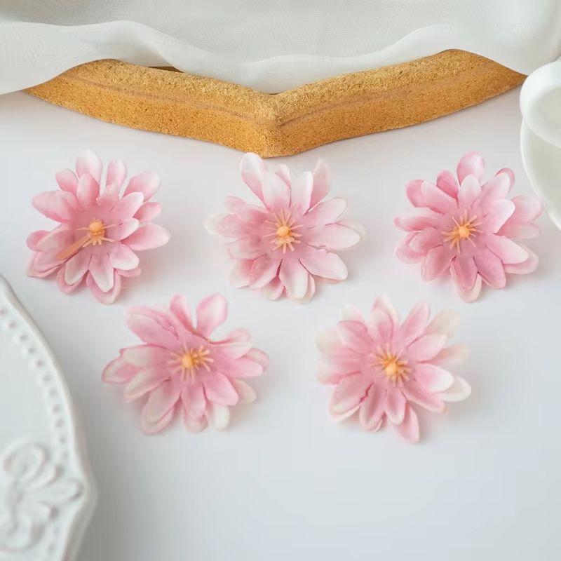 Silk Artificial Flower Chrysanthemum Blossoms Wedding Garden Bridal Bouquet Wreaths Home Vase Table Decor Diy Scrapbook Gift Box