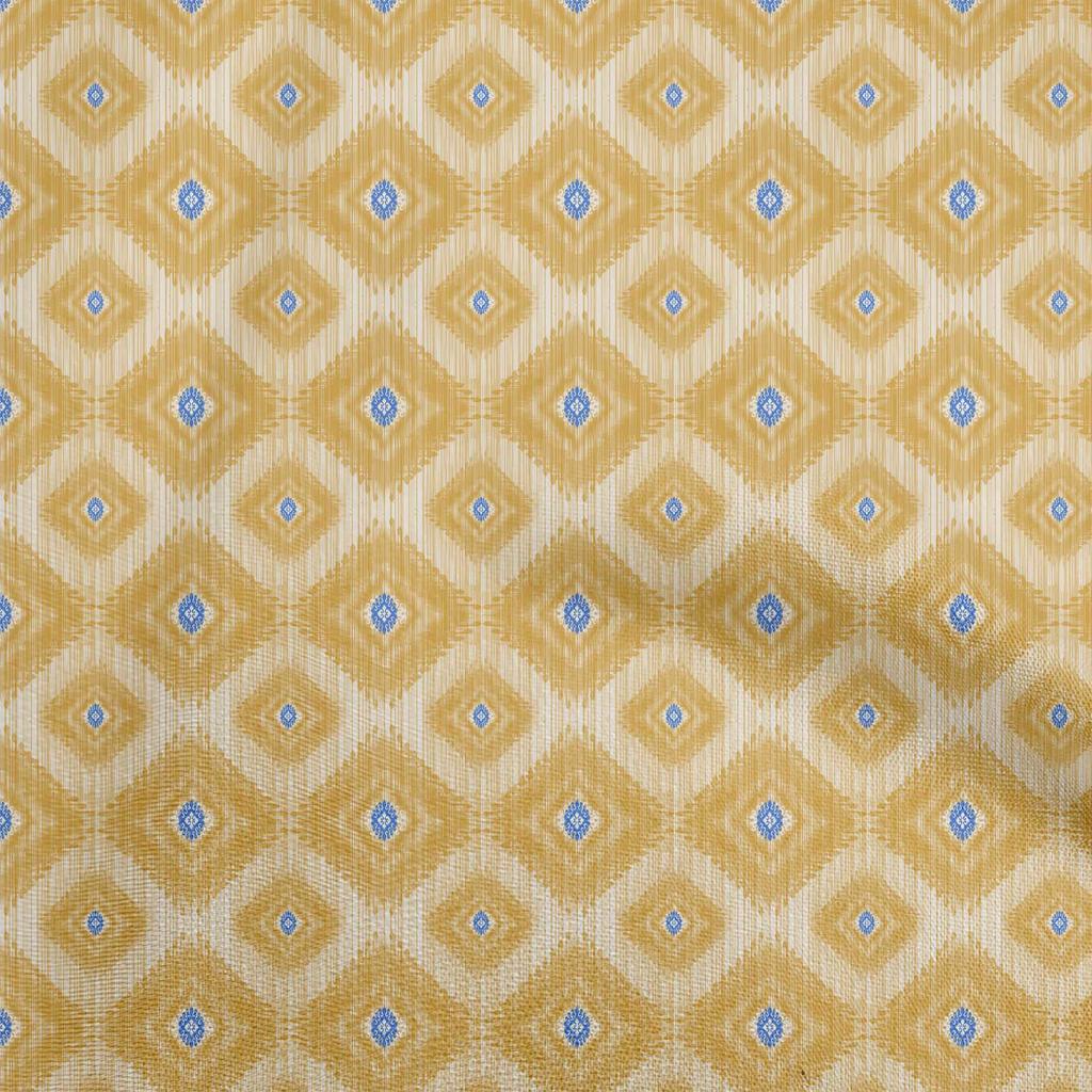 oneOone Cotton Flex Gray Fabric Asian Ikat Craft Projects Decor Fabric Printed By The Yard 40 Inch