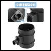 0280218421 Car Mass Air Flow Sensor Meter MAF Sensor Airflow Replacement for Chevrolet Aveo 2009-2011 for Chevrolet Aveo5 2009-2011 Durable Material