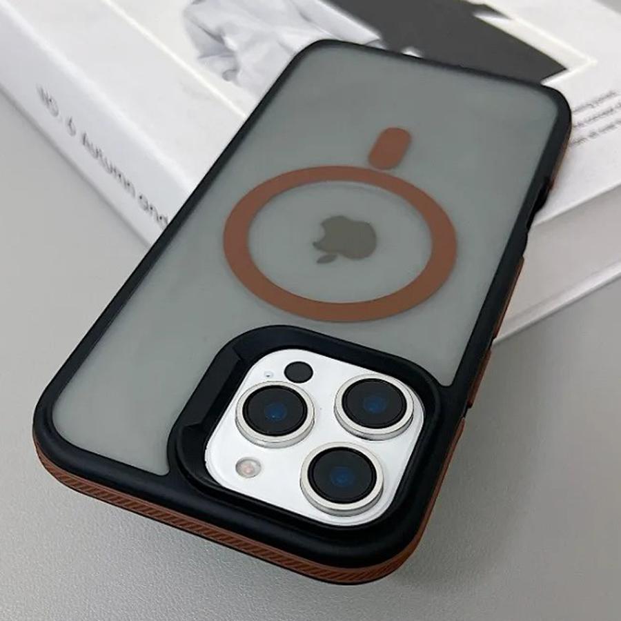 Luxury Magnetic Color Matte Translucent Armor Shockproof Case For iPhone 16 13 15 14 12 11 Pro Max Magsafe Wireless Charge Cover