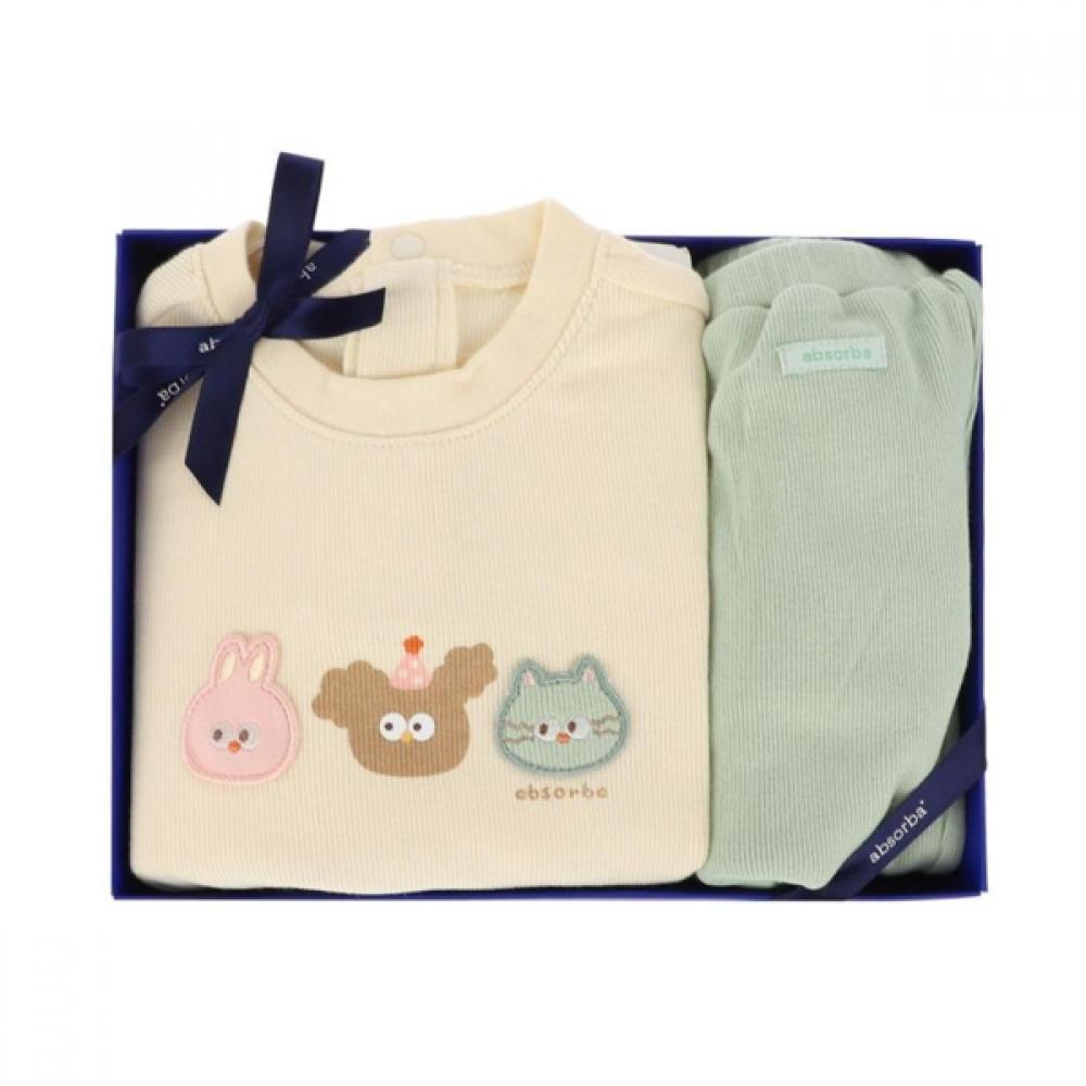Absorba Set Cream  A1113004q creamy/80(12M)