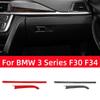 Per BMW Serie 3 GT F30 F34 2013-2018 Accessori Adesivi per Strisce di Rivestimento per Console Centrale Passeggero Anteriore Auto in Fibra di Carbonio