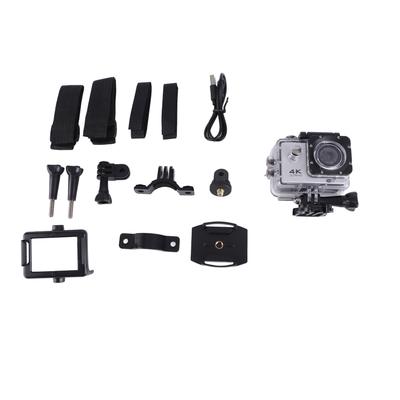 Caméscope Caméra Vidéo 4K Étanche WIFI HD Caméra Numérique pour Photographie Extérieure Gris