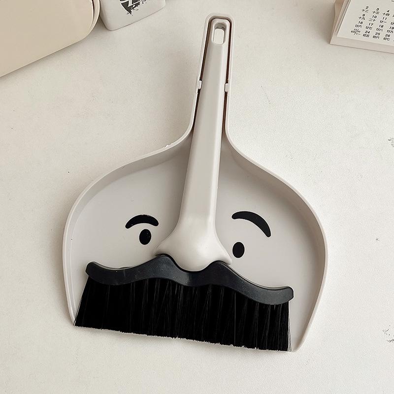 

Compact Broom and Dustpan Set for Home or Dormitory Cleaning