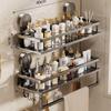 Weipeiluo Punch-Free Suction Cup Bathroom Shelf