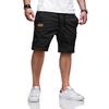 Men's Commuter Casual Shorts, American Sports Version, Comfortable and Breathable Solid Color Five-point Pants In Summer