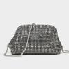 Clear Water Diamond Bag, Women'S Dinner Bag, Full Of Diamonds, Hand Clamp, Underarm Bag, Diamond-Encrusted Single Shoulder Flash Diamond Oblique Span
