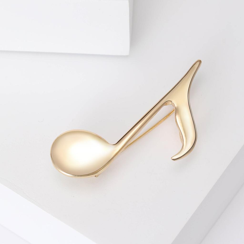 Cross Personality Trend Music Note Brooch Retro Fashion Temperament Women'S Clothing Accessories
