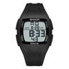 RORIOS Watch Digital Day Display Luminous Lightweight Waterproof Work Commuting Stylish Popular Simple Business Stylish Day Christmas Gift Black White