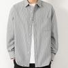 Mark Fairwhale Men's Striped Business Casual Shirt