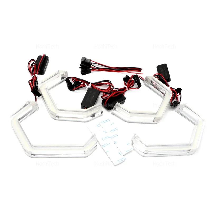 Excellent M4 Style LED Angel Eyes Bulb Ring Lemon Yellow Lamp DRL Styling Light For BMW X6 X6M E71 E72 2008-2014