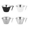 4Pcs Stainless Steels Espresso Coffee Extraction Cup with Graduated Measuring Cup Practical Ounces Cup Coffee Accessories M68E