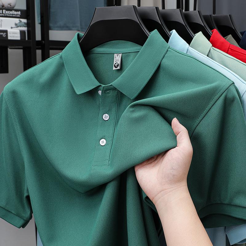 Herren Revers Kurzarm Poloshirt Business Casual Herren T-Shirt Kleidung, Günstiger Antrieb Dnu