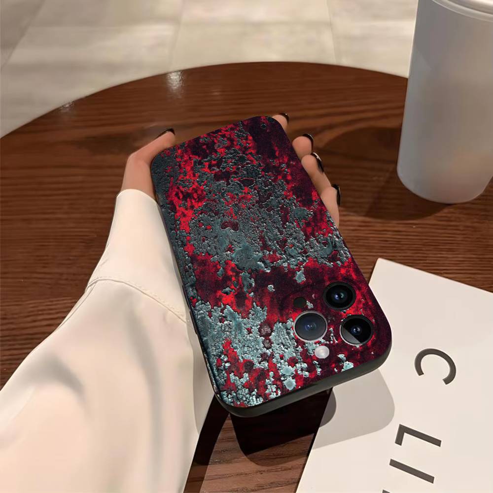 

Industrial Style Rusty Phone Case for iPhone 17 Air 16 15 11 12 14 13 Pro Max Shockproof Cover iPhone15plus