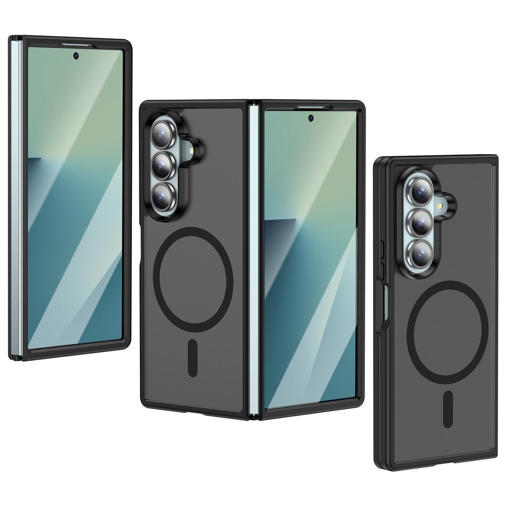 New for Samsung Z Fold 7 Mobile Phone Case Skin-sensitive Magnetic Folding Case Z Fold 6 Mobile Phone Case
