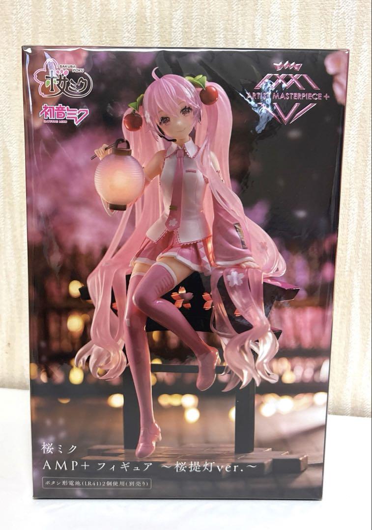 

[USED] Hatsune Miku Sakura Miku AMP+ Figure Sakura Lantern Ver.