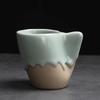 130ml Tazza da Caffè in Ceramica Creativa Tazza Espresso Vintage Ceramica Grezza Utensile da Bere per il Tè Pomeridiano Tazza da Acqua da Ufficio Regalo per Coppia