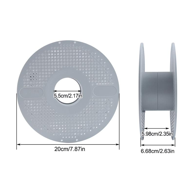 Pro 3D tiskárnu Bambu Lab Vysokoteplotní stojan na materiál Opakovaně použitelný držák na cívku Kompatibilita s filamentem Opakovaně použitelná cívka Doplnění filamentu pro AMS