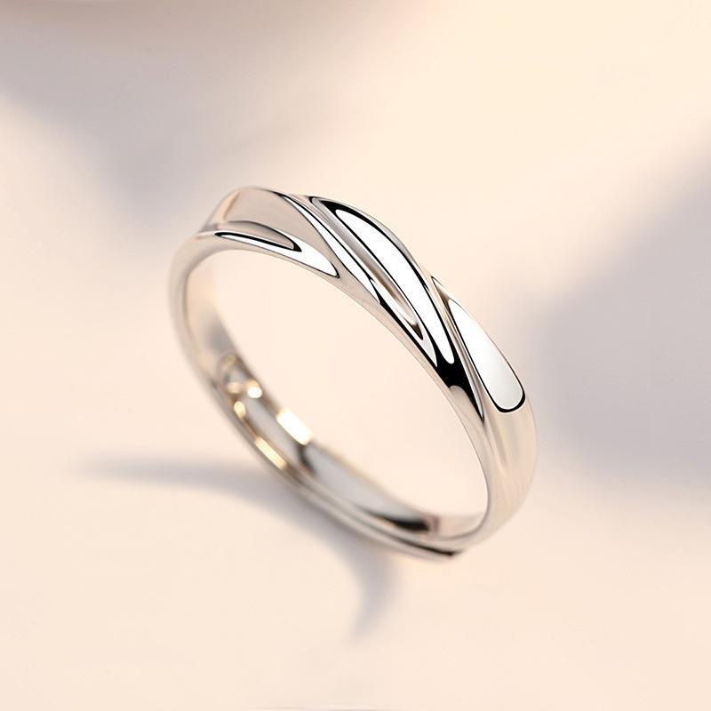 

Кольцо любви Мёбиуса: Элегантный бриллиантовый подарок на День святого Валентина и праздник Циси men s ring