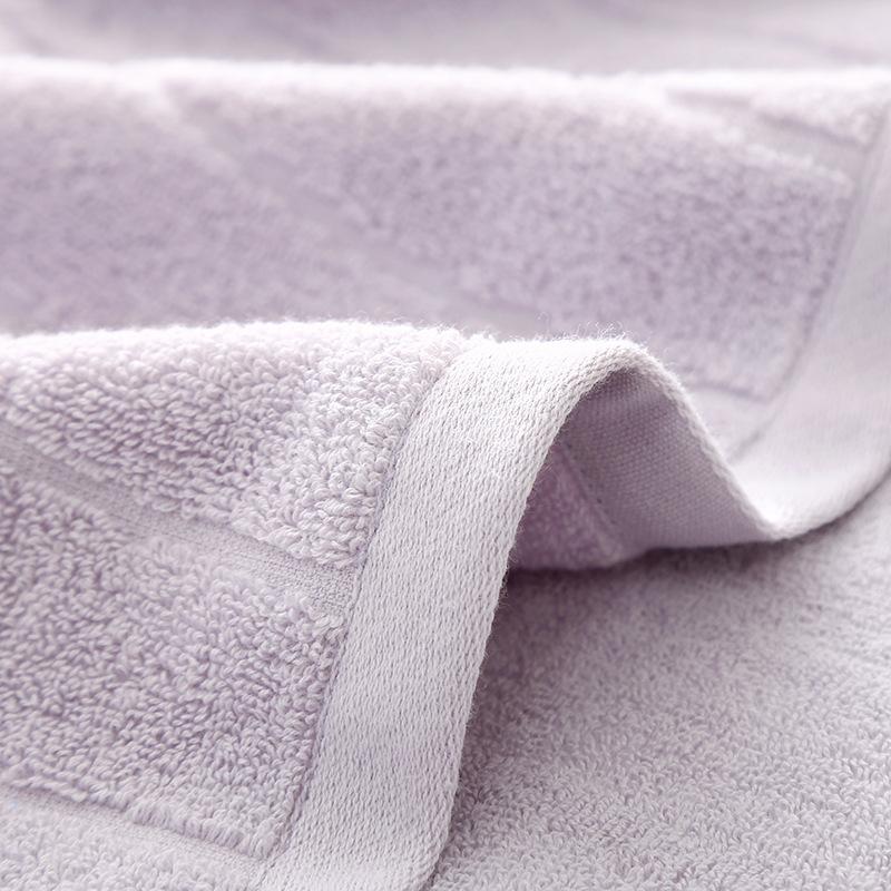 1 PC Cotton Class Towel Combed Cotton Adult Plain Face Towel Thickened Soft Absorbent Comfortable Textile Towels for The Home Multipurpose Use Towels