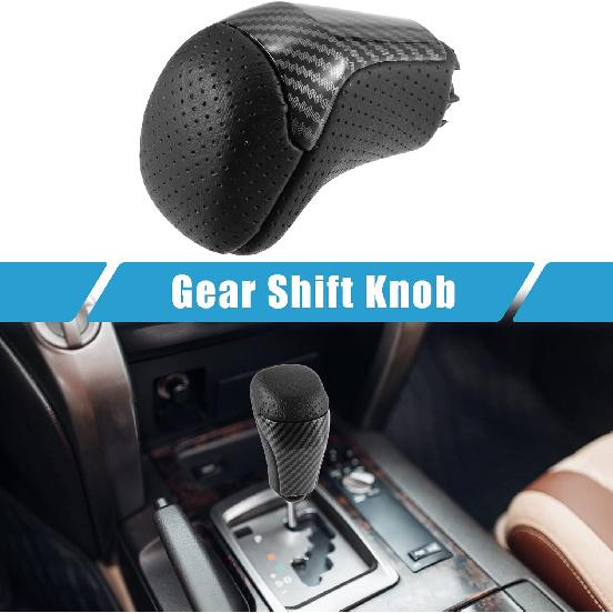 

Car Automatic Gear Stick Shift Knob Gear Shift Knob Stick Shifter for Toyota Tacoma 2016-2021 Highlander 2014-2019 Black Carbon Fiber Pattern