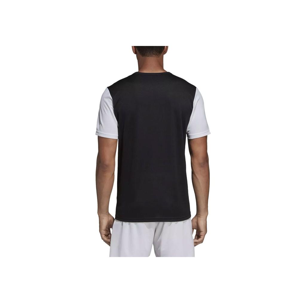adidas Estro 19 Jsy Color Block Logo Print Sweat-Absorbing Casual Short Sleeve T-Shirt Men T-Shirts Black DP3233