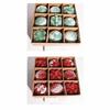Shatterproof Christmas Baubles Glitter Christmas Tree Topper Xmas Tree Hanging Ball  Holiday Party
