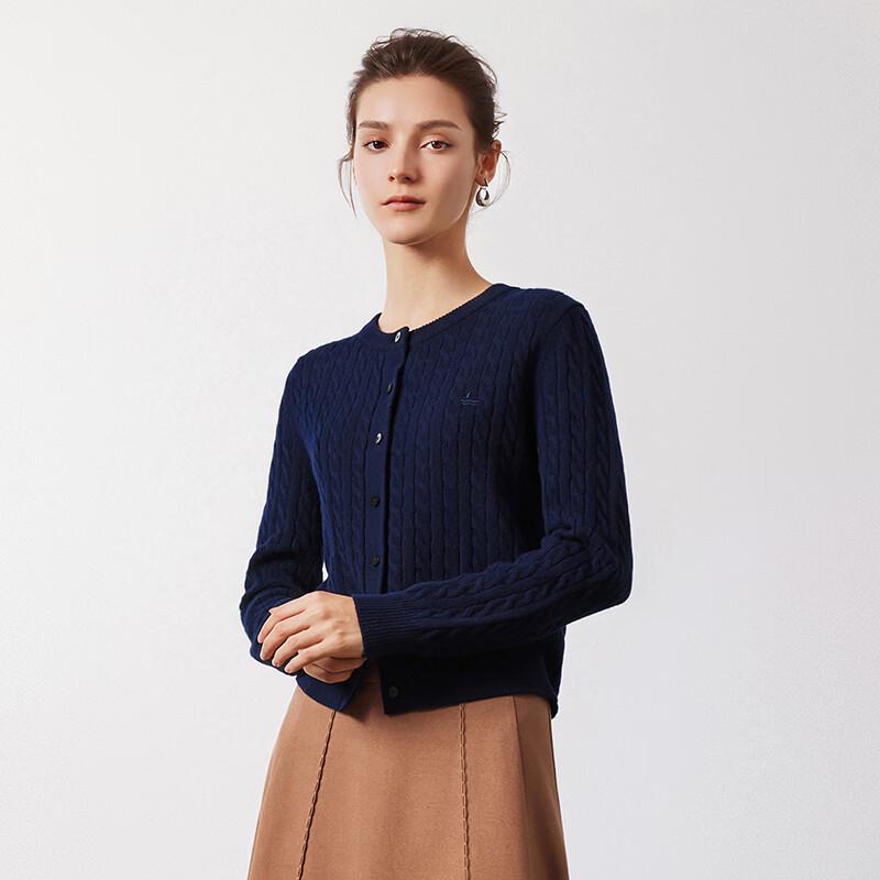 

Navigare Women s Simple Fashion Wool Long-Sleeve Cardigan XL