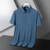 Polo da lavoro casual estiva da uomo a maniche corte T-shirt tattica a 3 bottoni T-shirt da allenamento Asciugatura rapida Polo da golf atletica con colletto traspirante