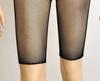 Womens Sexy 1/3 Fishnet Pantyhose Anti Chafing Footless Black Small Mesh Fishnets Tights Fish Net Stockings