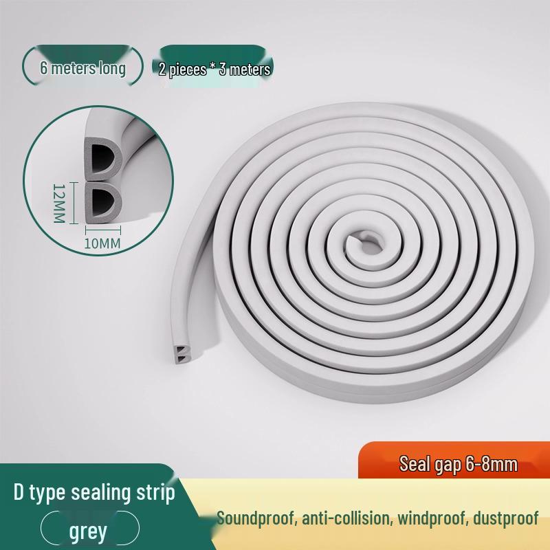 Těsnící lišta okna typu O z voděodolného a zvukotěsného UPVC pro dovnitř otevíraná okna