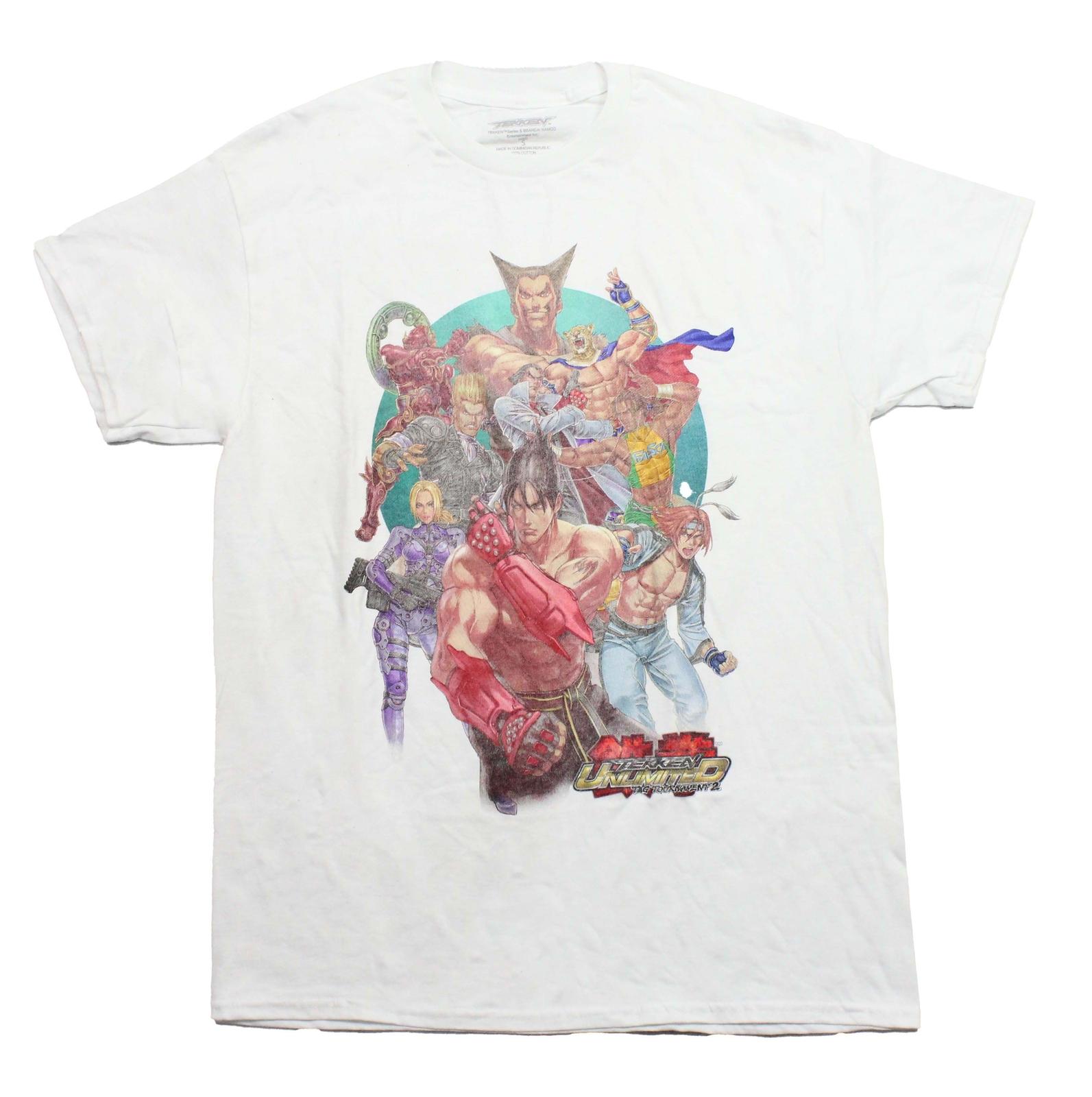 Tekken New Adult T-Shirt - Unlimited Tag Tournament 2 Cast of Fighters XXXL
